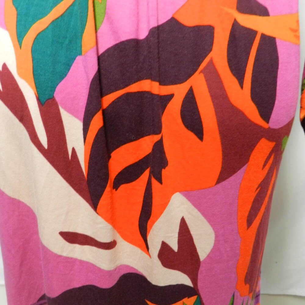 SOMA Cool Nights Rayon Robe Pockets Colorful Size Sz Small Medium Sm Md S M - Picture 10 of 16